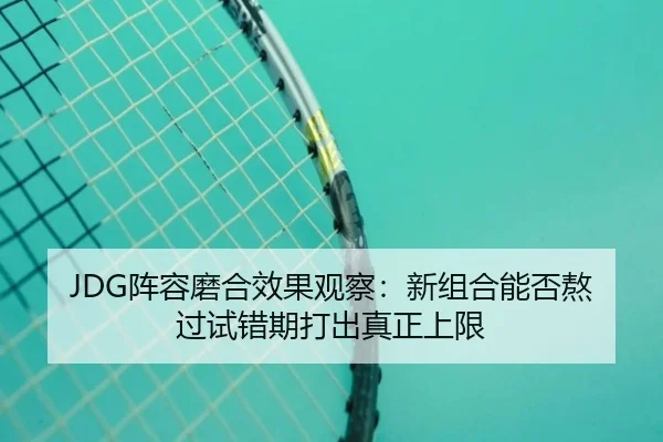 JDG阵容磨合效果观察：新组合能否熬过试错期打出真正上限